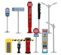 Garneck Giocattolo Segnali Stradali in Resistente per Cartelli Stradali Educativi Sicuri e Lisci Adatto per Scuole e Giochi Indoor Outdoor Completo per Condividere e Imparare Le Regole