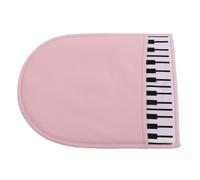 Garneck Guanti Per Lucidare Il Pianoforte Violino Chitarra Spolverare Guanti Kit Per La Pulizia Del Pianoforte Accessori Per Clarinetto Guanto Spolverato Pile a Doppia Faccia Rosa