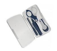 Garneck Kit Tagliaunghie Per Ragazzo Strumento Per Manicure Forbici Smalto Fine Scatola Immagazzinaggio