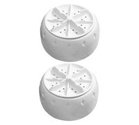 Garneck Lavatrice Portatile Turbo 2 Pezzi Con Ricarica Usb Per Lavandino, Mini Lavatrice Da Campeggio Delicata Per Biancheria Intima, Per Casa, Viaggio, Camper e Università