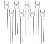 Garneck Led Uv Da 10 Mm 10 Pezzi Diodi a Emissione Luminosa Ultravioletta 400-405 Nm Con Angolo Di Visione 30° Componenti Elettronici Per Illuminazione E Progetti Tecnici