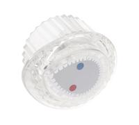 Garneck Maniglia per Rubinetto Vasca Doccia Indicatori Temperatura | Compatibile, Design Contemporaneo in Acrilico, Formato 7,50x6,50x4,00cm, per Bagno e Cucina