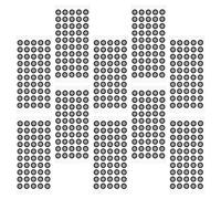 Garneck Marcatori Riflettenti per Scanner 3D Adesivi per Scansione Fogli da 10 Pezzi 6Mm Interno X 10Mm Esterno per Motion Capture e Sistemi di Mappatura Indoor e Outdoor