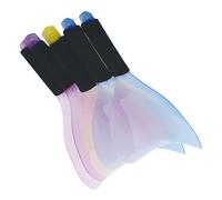 Garneck Maschera Lacca per Chioma 5 Pezzi in Plastica Trasparente, Scudo Viso e Occhi per Parrucchiere, Protezione Antischizzo per Uso Salone e Domestico, Gadget Colore Colore Casuale