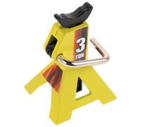 Garneck Mini Cric Sollevatore Retrattile 1: 10 in Ferro 3t per Auto Rc | Altezza Regolabile a Vite, Giallo, per Modellini e Banco Officina, Facile da Trasportare e Riporre