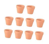 Garneck Mini Vasi Di Terracotta 3x3 Cm - Set Di 12 Vasetti Per Piantine - Ideali Per Succulente e Piante Grasse Piccoli Vasi in Argilla Per Decorazioni e Fioriere in Casa
