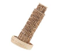 Garneck Miniatura Torre Pendente Pisa in Resina Decorativo da Scultura Antica Durevole