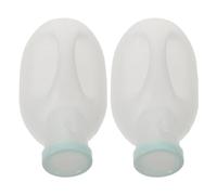 Garneck Orinatoio Portatile Uomo 2 Pezzi 2000ml con Coperchio Design Antitrabocco in Plastica Ergonomico per Emergenza Auto e Uso Domestico