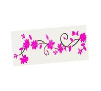 Garneck Pannelli Murali 3d Adesivi Murali Con Fiori Rossi E Rosa Aggiungono All'arredamento Della Tua Casa