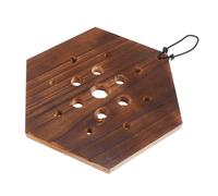 Garneck Pannello Corna in Legno Contenitore da Pensile Espositore per Piante Montate Pannello Piantagione Fioriera da Appendere al Supporto per Corna