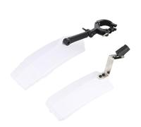 Garneck Parafango Bianco per PVC Regolabile Bici da Strada | Design Aerodinamico, Facile da Installare, Protezione Dalla Pioggia, Resistenza Agli Urti, per Ciclismo