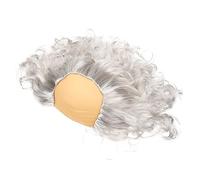 Garneck Parrucca Calva da Cosplay Unisex Chioma Bianchi, Accessorio Costume da Vecchio per Feste, Halloween, Teatro e Carnevale, Design Naturale, Facile da Indossare e Riutilizzabile