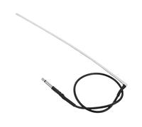 Garneck Pickup per pianoforte con pollice pickup al mandolino barra pickup piezoelettrica per pianoforte pickup piezo acustico calimba professionale arpa da dito filo di pelle nera Argento
