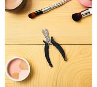 Garneck Pinze per Extension Chioma Mini Cromate Denti Netti 2 Pezzi Strumento Professionale per Applicazione e Rimozione Extension Accessori per Saloni e Uso Domestico