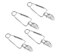 Garneck Pinze per Lumache Clip a Molla in Inossidabile 4 Manico Ergonomico Curvo e Resistenti per Servire e Vita Quotidiana