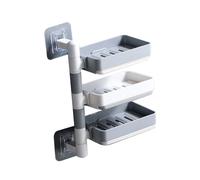 Garneck Portasapone da Muro Strati senza Vassoio con Drenaggio per Bagno e Cucina Resistente e Riutilizzabile Mantiene Sapone Asciutto e Pulito