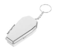 Garneck Posacenere tascabile in a forma di bara, mini posacenere portatile con coperchio, organizer per cenere per viaggi in campeggio