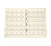 Garneck Quaderno a Spirale per Spartiti di Chitarra A4 Nero, Portatile e Leggero, per Esercizi e Appunti Musicali in Zaino