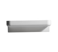 Garneck Ripiano Da Bagno Murale Senza Mensola Organizzatrice Per Doccia Stile Moderno Supporto Per Accessori Da Bagno Bianco Basso