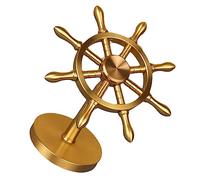 Garneck Rudere Marino Decorativo Metallo Decorazione Vintage Per Casa e Ufficio Accessorio Nautico Per Tema Mediterraneo Ornamento Chic Per Tavolo e Mensola Compatte