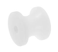 Garneck Rullo di Ancoraggio per Barca in Nylon Bianco 2x1, 7'' | Supporto Prua per Yacht, Passaggio Fluido della Catena, Ricambio per Cavo Ancora