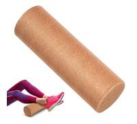 Garneck Rullo Yoga Solido in Sughero, Cilindrico, per Terapia e Allenamento | Stabilità, Sollievo da Dolori, Rieducazione Muscolare, per Braccia e Schiena