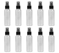 Garneck Set 10 Flaconi Spray per Profumo da Viaggio 60Ml Bottiglie Vuote Ricaricabili Nebulizzatore a Nebbia Fine Design Ermetico Anti-Perdite Trasparenti e Compatti per Cosmetici Viso