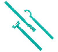 Garneck Set 3 Pezzi Strumenti di Lateralizzazione e Elevazione della Lingua per Bambini Verde, Trainer Orale in Plastico e Acciaio Inossidabile Leggero e Portatile per Uso Domestico