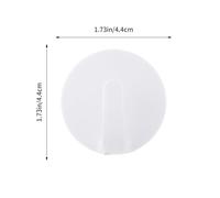 Garneck Set 4 Ganci Magnetici per Frigorifero in Plastica Bianca Ganci da Cucina Salvaspazio per Appendere Oggetti Adatti per Organizzazione in Cucina Bagno e Ufficio