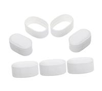 Garneck Set 5 Mini Cuscini per Orologi in Pu Bianco Custodia, Piccoli Cuscini per Caricatori e Espositori di Orologi, Leggeri e Resistenti, per Viaggi e Uso Quotidiano