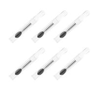 Garneck Set 6 Pezzi Pennelli per Trucco in Silicone Coperchio Applicatori per Labbra e Ombretto Strumenti Compatti per Make Up Femminile Riduzione Spreco Prodotto Portatili per