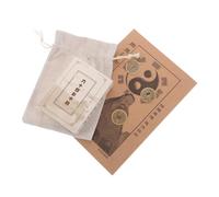 Garneck Set Carte i Ching 64 Esagrammi per Iniziare alla Feng Shui e Monete per Principianti e Appassionati