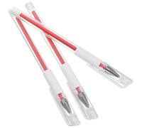 Garneck Set da 3 Penne per Tatuaggi Impermeabili Rosse Penne per Microblading e Sopracciglia Punta Fine per Linee Precise Resistenti al Sudore per Saloni e Uso Professionale