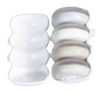 Garneck Set da 4 Flaconi Pompa Ricaricabili e Barattoli da Viaggio per Creme Viso e Sapone Liquido, Contenitori Portatili Piccoli e Leggeri per Viaggi e Cura della Pelle