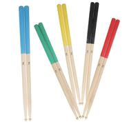 Garneck Set Da 5 Paia Di Bacchette Per Batteria 7a in Legno D'acero Multicolori, Bacchette Per Batteristi, Accessori Per Tamburi Bambini e Principianti