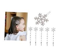 Garneck Set Fermagli per a 6 Pezzi per Accessori Colorati per Acconciature Clip per Adatte a Tutti i Tipi e Lisci