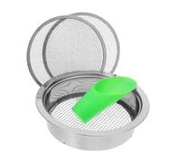 Garneck Setaccio per Terriccio in Inox con Intercambiabile per Compost e Cura Bonsai Strumento Resistente per Filtraggio e Aerazione del in Giardinaggio