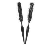 Garneck Spazzola per Chioma a Coda di Topo 2 Pezzi Airbag Massaggiante Pettine a Denti Larghi per Cotonare e Districare per Styling Professionale Tinture e Extension