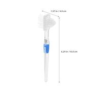 Garneck Spazzolino per Protesi Dentaria Ultra Morbido a Doppia Testa Set da 8 Pezzi Compatto e Piccolo per Pulizia Delicata di Apparecchi Ortodontici e Impianti Igiene Orale per