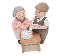 Garneck Statuetta Per Coppia Di Anziani Decorazione Per La Casa Statuetta Per Nonni Decorazione Dalla Forma Unica Dimensioni Compatte Decorazione Per Camera Da Letto Per Matrimoni