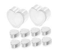 Garneck Supporti Per Orecchini in Silicone a Forma Di Cuore, Chiusure Di Sicurezza Per Orecchini a Vite, Fermagli a Perno Morbidi e Antiscivolo, 20 Pezzi Per Orecchie Cadenti, Uso Prolungato e Comfort