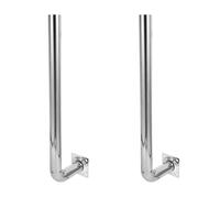 Garneck Supporto per Antenna a Palo in Acciaio Inossidabile 30 CM Staffa per Montaggio su Parete per Bridge Wireless e Telecamera di Sicurezza Resistente alle Intemperie per Uso