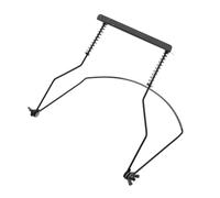Garneck supporto per armonica staffa armonica supporto display strumento rastrelliera per armonica supporto per arpa staffa per arpa tutore per armonica collo Metallo plastica Black