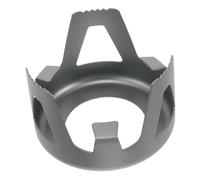 Garneck Supporto per Fornello in Lega di Alluminio Resistente ad Alte Temperature, Base Compatta per Bruciatore da Campeggio, Accessorio Pratico per Escursionismo e Uso Esterno