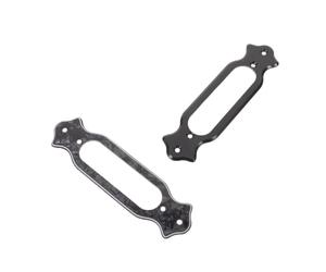 Garneck Supporto per Pickup Single Coil Chitarra Elettrica 2 Pezzi in Plastico Nero Riduzione Rumore e Installazione Facile per Studio e Palco