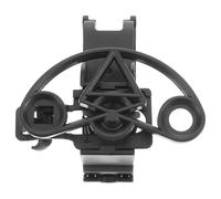 Garneck Supporto per Sterzo da Gaming per Controller in Abs Nero, Regolabile e Robusto, Accessorio per Simulatore di Guida e Giochi di Corse
