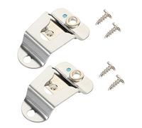 Garneck Supporto Radio Mobile e Clip Per Microfono in Metallo, Gancio Di Fissaggio Resistente Per Radio Cb, Per Auto, Ufficio e Casa, Set Da 2 Pezzi Viti Di Montaggio