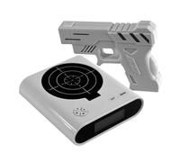 Garneck Sveglia Digitale Schermo Lcd Bianco Resistente Plastica Modalità Gioco e Sveglia Personalizzazione Suoneria Batterie Aa