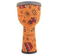 Garneck Tamburo Djembe Tamburo Bongo Professionale 8 Pollici Tamburello Stile Africano Occidentale Illuminazione Della Infanzia Strumenti Musicali Di Halloween Per Bambini