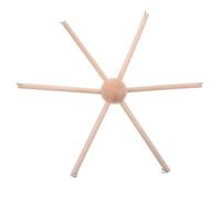 Garneck Telaio Mobile in Legno per Culla con Bracci Stabile Supporto Appendi Giostrina Fai da Te per Cameretta Ragazzo Ragazza Portacampane Vento Naturale per Decorazione Infantile